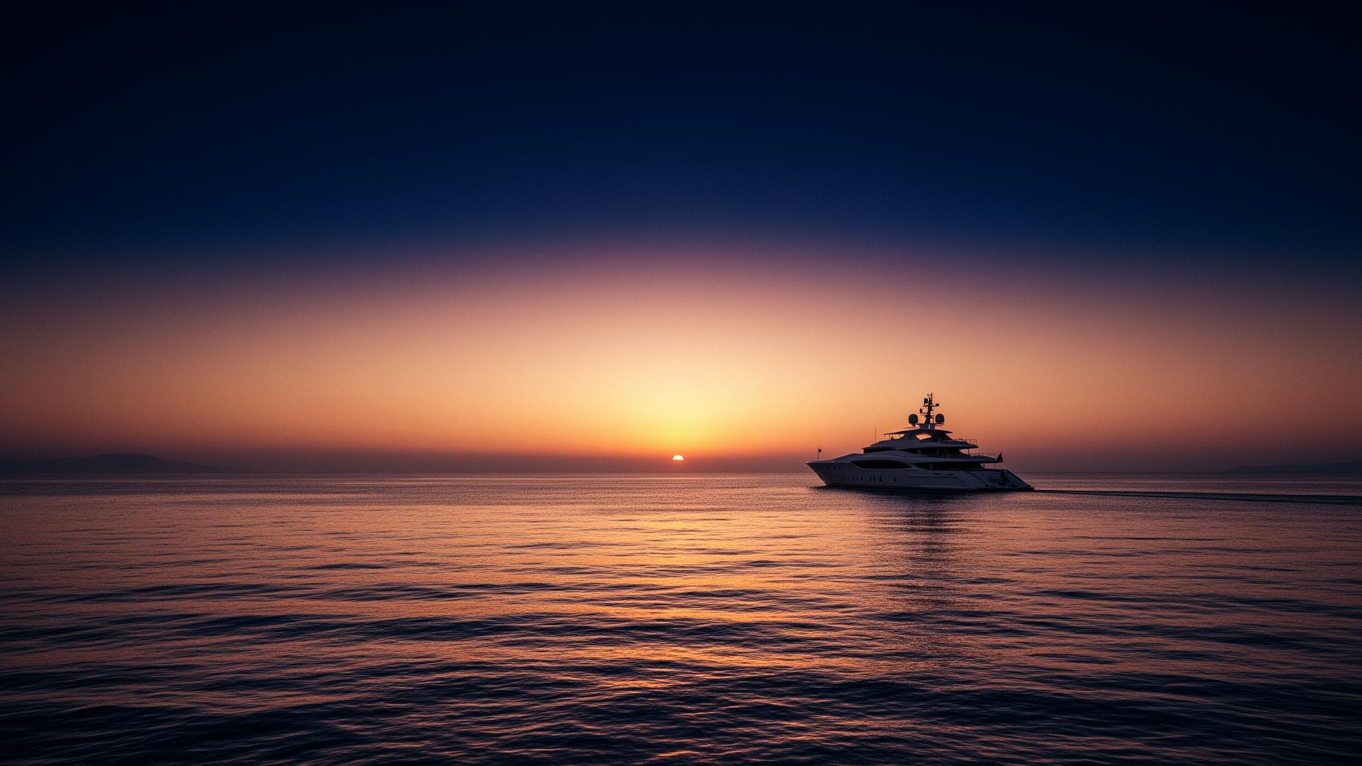 Tramonto sul Mediterraneo